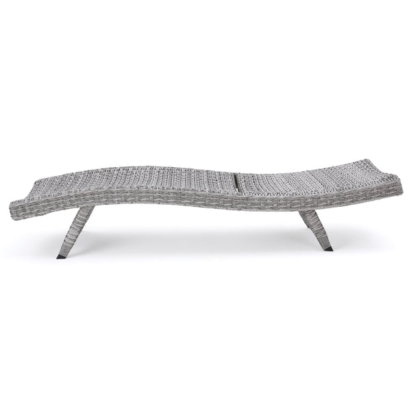 English Elm Christopher Knight Home® - Crete Wicker Chaise Lounge - Stylish, Adjustable Outdoor Seating For Patios, Pools & Coastal Retreats 58997.00MP2
