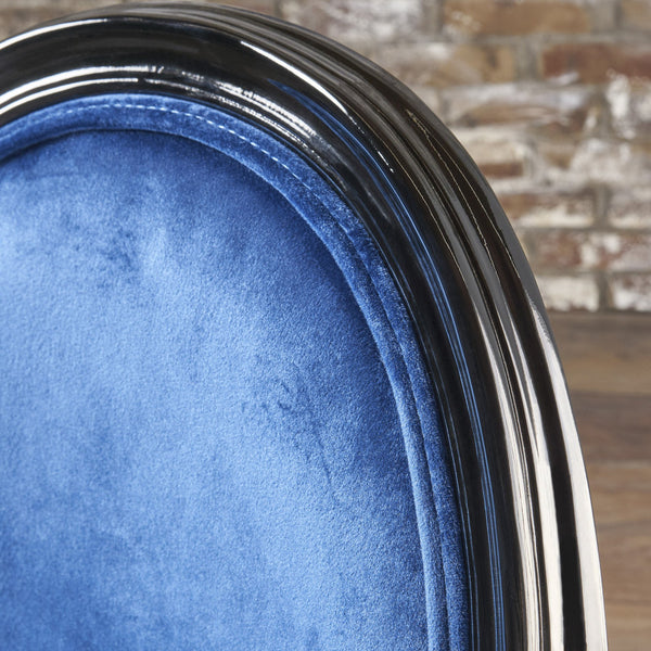 English Elm Christopher Knight Home® - Kd Dining Chair - Elegant Navy Blue Velvet Upholstered Seating With Timeless French Country Charm 60352.00NVLTNBL
