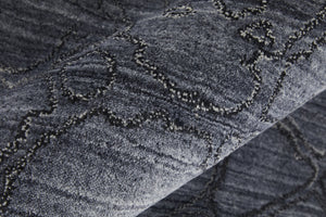 Feizy Rugs Whitton Handwoven Wool & Viscose Rug - Contemporary Abstract Design For Stylish Home Decor Gray,Blue Viscose,Wool Wtn8892fnvy000f00