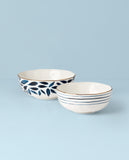 Lenox Blue Bay 2-Piece Nesting Bowl Set Blue, WHITE PORCELAIN 893669