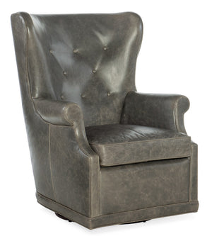 Hooker Furniture Mai Wing Swivel Club Chair CC536-SW-091 CC536-SW-091