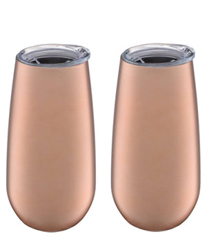 Lenox Cambridge 6 Oz Copper Stainless Steel Champagne Flutes, Set of 2 NO COLOR METAL E956MGTS1BM