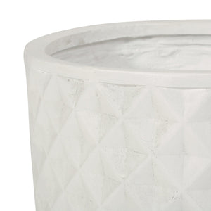 English Elm Mgo Concrete Cube Planter Handcrafted Stone Finish Outdoor Garden Terrace Display 73358.00