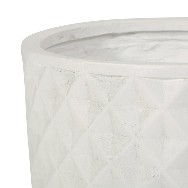 English Elm Mgo Concrete Cube Planter Handcrafted Stone Finish Outdoor Garden Terrace Display 73358.00