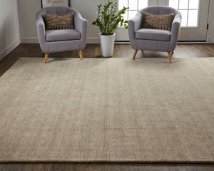 Feizy Rugs Luna Hand Woven Wool Area Rug - Stylish, Stain-resistant, Perfect For High Traffic Spaces & Decor Tan Wool 5798049fbge000e10
