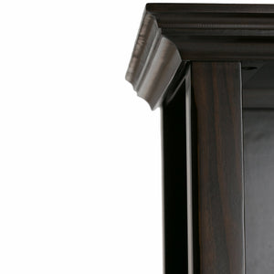 English Elm Amherst 30-Inch Solid Wood Bookcase In Hickory Brown - Elegant 5-Shelf Design For Versatile Storage B136P159428