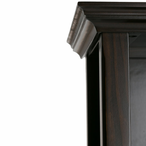 English Elm Amherst 30-Inch Solid Wood Bookcase In Hickory Brown - Elegant 5-Shelf Design For Versatile Storage B136P159428