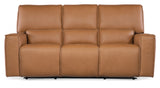 Miles Zero Gravity PWR Sofa w/ PWR Headrest Brown MS Collection SS727-PHZ3-084 Hooker Furniture