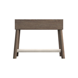 Bernhardt Bernhardt Casa Paros Bedrock Nightstand With Soft-Close Drawer, Usb Charging, Playa Wood Shelf 317218