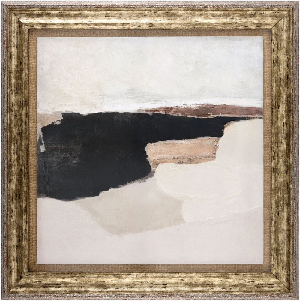 Livabliss Vacuum Hand-painted Square Framed Art Minimalist Modern Wall Accent 29 Inch VACU002-29291