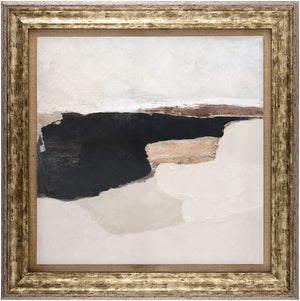 Livabliss Vacuum Hand-painted Square Framed Art Minimalist Modern Wall Accent 29 Inch VACU002-29291