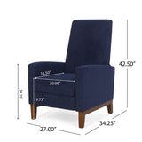 Christopher Knight Home® - Noble House - Kalstrom Contemporary Fabric Upholstered Pushback Recliner