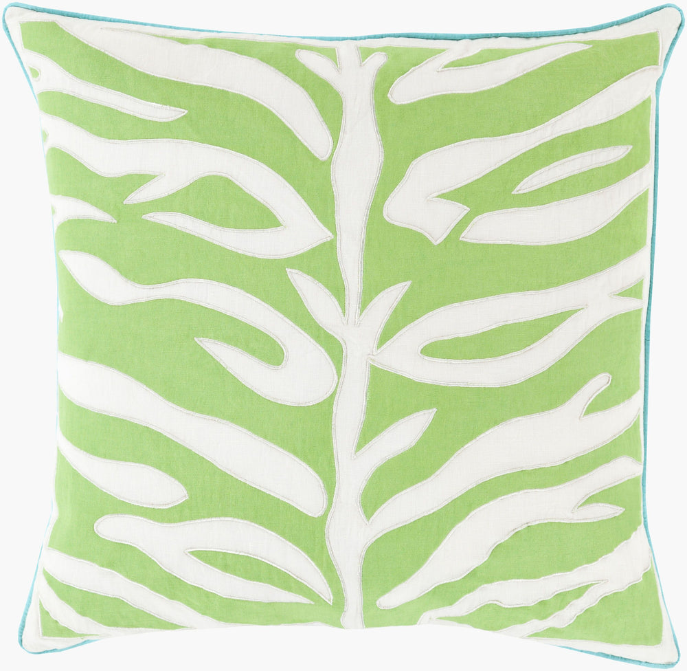 Surya Valentina 18"X18" Modern Accent Pillow - Stylish Linen & Cotton Decor For A Fresh Home Makeover Ivory Linen,Cotton Val001-2222d