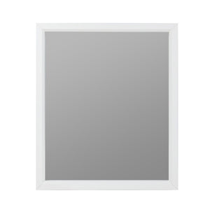 VIG Furniture Valencia Rectangular White Matte Mirror 34" X 40" — Brighten Rooms, Durable Frame, Dresser-Ready Style VGMABH-586-WHT