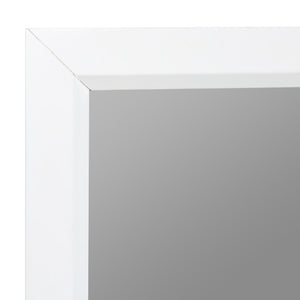 VIG Furniture Valencia Rectangular White Matte Mirror 34" X 40" — Brighten Rooms, Durable Frame, Dresser-Ready Style VGMABH-586-WHT