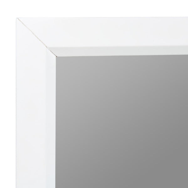 VIG Furniture Valencia Rectangular White Matte Mirror 34" X 40" — Brighten Rooms, Durable Frame, Dresser-Ready Style VGMABH-586-WHT