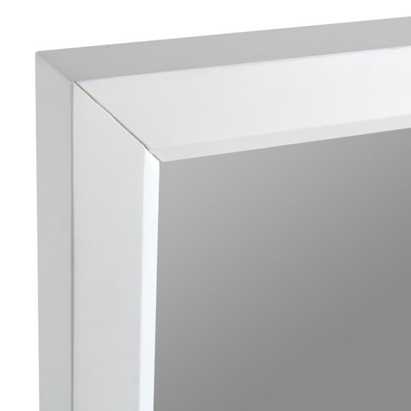 VIG Furniture Valencia Rectangular White Matte Mirror 34" X 40" — Brighten Rooms, Durable Frame, Dresser-Ready Style VGMABH-586-WHT