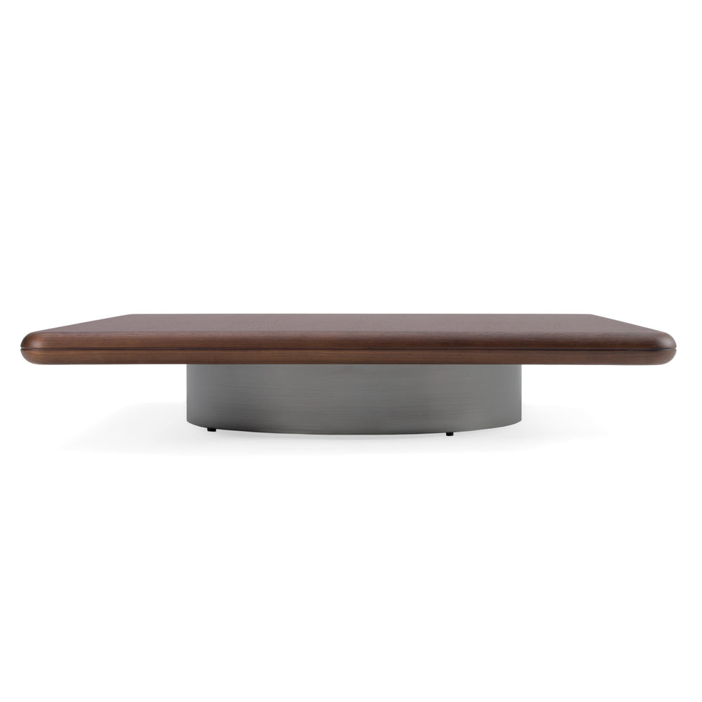 Vig Furniture Modrest Valley - Elegant Walnut & Titanium Coffee Table Set For Modern Living Room Sophistication Walnut  Vgip-st798ab