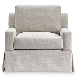 Bernhardt Bernhardt Sutton Swivel Accent Chair Tailored Fabric Upholstery for Living Rooms P5752SA