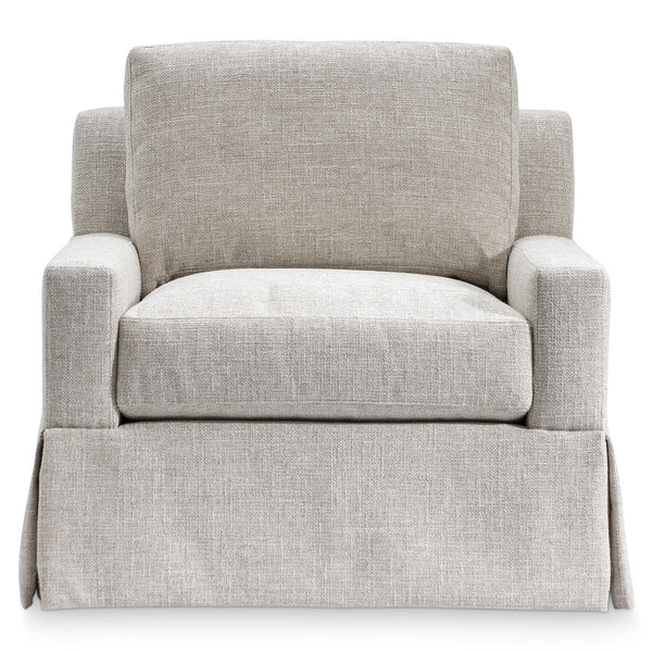 Bernhardt Bernhardt Sutton Swivel Accent Chair Tailored Fabric Upholstery for Living Rooms P5752SA