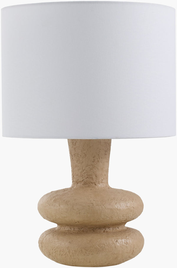 Livabliss Vanda Ceramic Table Lamp with Linen Shade Warm Soft Light for Living Room Decor VAN-001