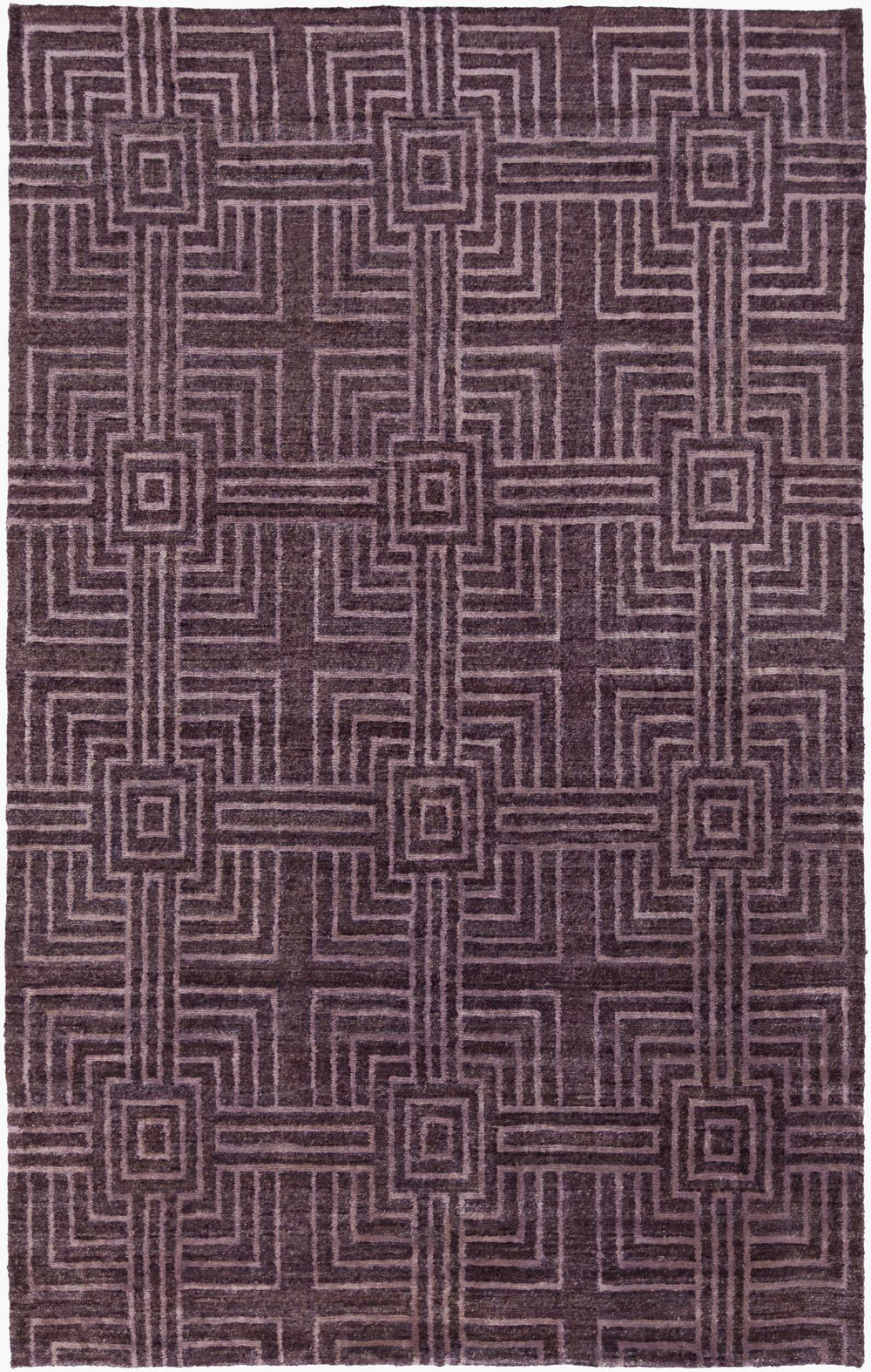 Surya Vanderbilt 2' X 3' Handmade Viscose Rug - Luxurious, Timeless Elegance With Unique Character For Your Home Plum Viscose Van1001-23