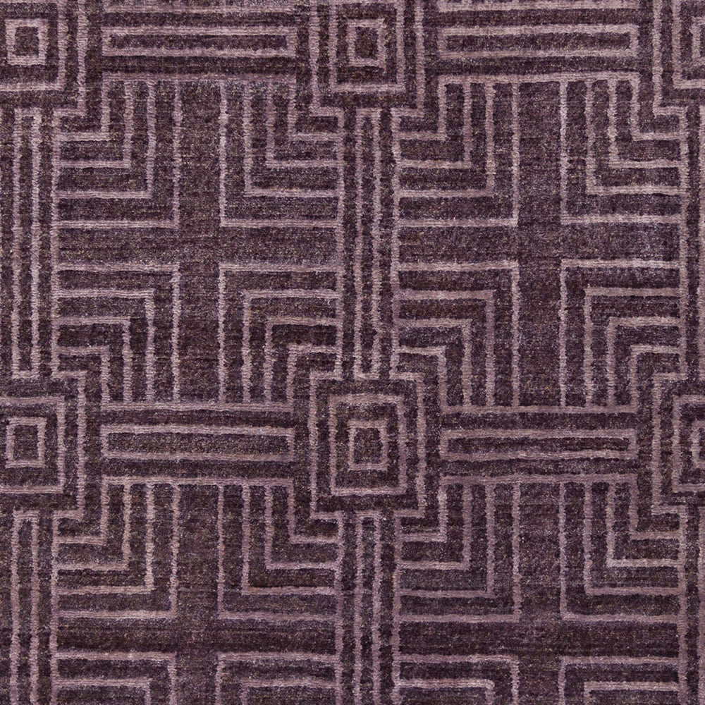 Surya Vanderbilt 2' X 3' Handmade Viscose Rug - Luxurious, Timeless Elegance With Unique Character For Your Home Plum Viscose Van1001-23