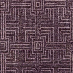 Surya Vanderbilt 2' X 3' Handmade Viscose Rug - Luxurious, Timeless Elegance With Unique Character For Your Home Plum Viscose Van1001-23