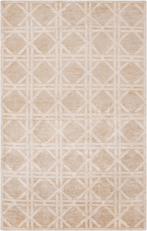 Surya Vanderbilt 2' X 3' Handmade Viscose Rug - Luxurious, Timeless Elegance With Unique Character For Your Home Tan Viscose Van1003-58