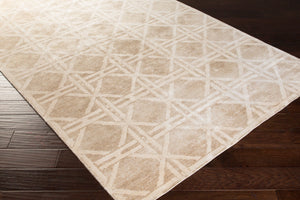 Surya Vanderbilt 2' X 3' Handmade Viscose Rug - Luxurious, Timeless Elegance With Unique Character For Your Home Tan Viscose Van1003-58