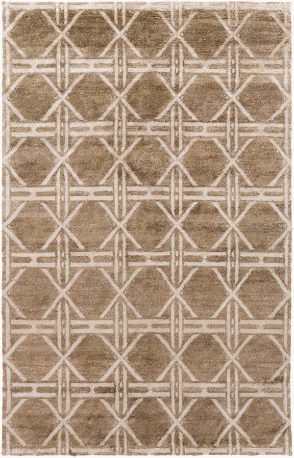 Surya Vanderbilt 2' X 3' Handmade Viscose Rug - Luxurious, Timeless Elegance With Unique Character For Your Home Charcoal Viscose Van1004-23