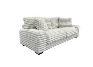 Porter Designs Porter Big Chill Microfiber Sofa - Ultra-soft Gray Comfort, Deep Seats For Relaxed Lounging Bliss Gray Fabric 01-207-01-5438