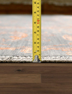 Pasargad Home Transitional Hand-knotted Blue Bamboo Silk & Wool Area Rug For Elegant Living Spaces   Vase-1071 10x14