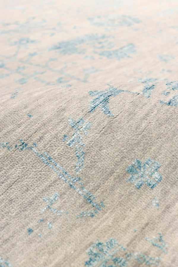 Pasargad Home Transitional Collection Hand-knotted Bamboo Silk & Wool Area Rug For Modern Elegance   Vase-4423 9x12