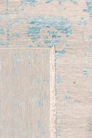 Pasargad Home Transitional Collection Hand-knotted Bamboo Silk & Wool Area Rug For Modern Elegance   Vase-4423 9x12