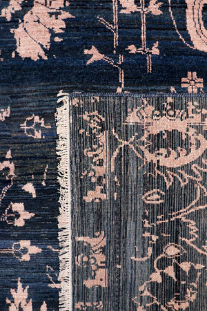 Pasargad Luxurious Hand-knotted Silk & Wool Area Rug - Stylish, Durable Elegance For Any Space   Vase-7024 10x14