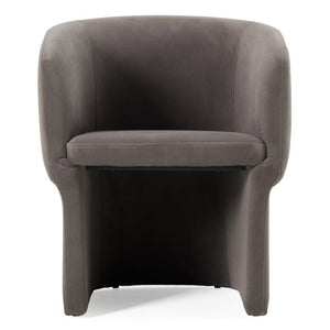 VIG Furniture Vassar Grey Velvet Dining Chair With Plush Foam Cushioning, Sturdy Contemporary Design For Everyday Use VGEU-MC-9707CH-A-G-DC