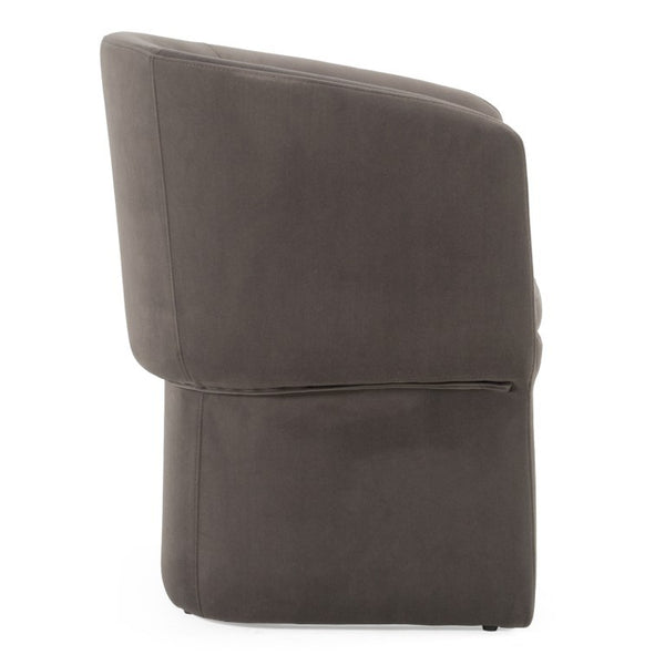 VIG Furniture Vassar Grey Velvet Dining Chair With Plush Foam Cushioning, Sturdy Contemporary Design For Everyday Use VGEU-MC-9707CH-A-G-DC