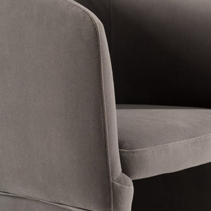 VIG Furniture Vassar Grey Velvet Dining Chair With Plush Foam Cushioning, Sturdy Contemporary Design For Everyday Use VGEU-MC-9707CH-A-G-DC