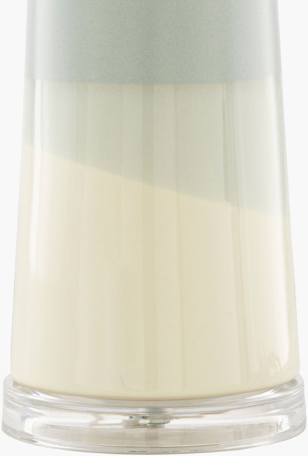 Surya Vaughn Elegant 29" Accent Table Lamp - Classic Design For Traditional Living Spaces, Easy Care! Body, Pale Blue Ceramic,Acrylic,Linen,Cotton,Iron Vau-001