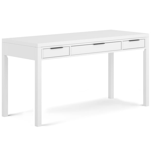 English Elm Hollander White Desk - Handcrafted, Spacious Work Surface With Smart Storage For Home & Office Use B136P158689