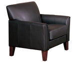 Huntley Modern Accent Chair with Ottoman