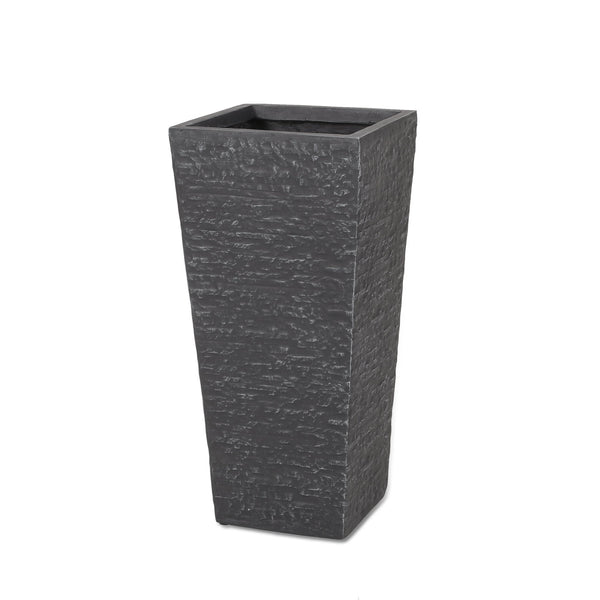 English Elm Mgo Concrete Tall Column Planter Handcrafted Outdoor Vertical Garden Accent Piece 73344.00