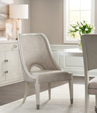 Brighton Upholstered Side Chair White, North Star Finish P378270 Pulaski Furniture