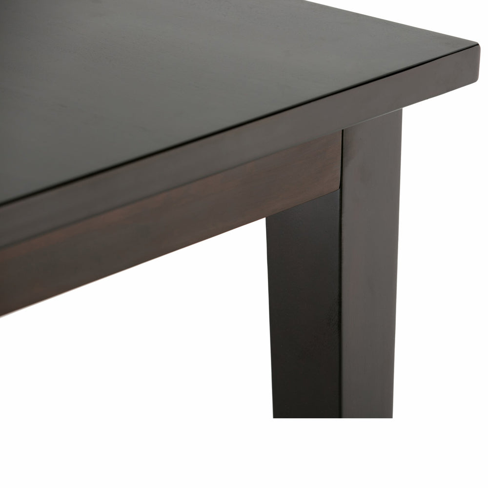 English Elm Eastwood Square Dining Table - Handcrafted Java Brown Finish For Stylish Dining & Versatile Use B136P158144