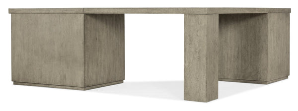 Hooker Furniture Linville Weathered Mink Credenza With Lateral File, Locking Drawer, Adjustable Shelves, Freestanding Design 73.00 L x 85.00W x 30.00H 6150-10933-85