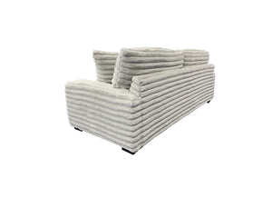 Porter Designs Porter Big Chill Microfiber Sofa - Ultra-soft Gray Comfort, Deep Seats For Relaxed Lounging Bliss Gray Fabric 01-207-01-5438