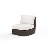 Montecito Armless Club Chair in Canvas Flax w/ Self Welt SW2501-AC-FLAX-STKIT Sunset West