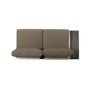 English Elm Christopher Knight Home® - Sterling Khaki Left Arm Sofa Seater - Elegant Aluminum Frame, Durable Comfort For Indoor & Outdoor Use 68036.00GRY