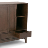 Harper Medium Storage Cabinet Walnut Brown B136P158165 Hearth and Haven